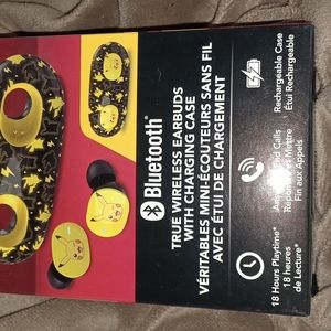 Pokémon Pikachu wireless earbuds with charging case